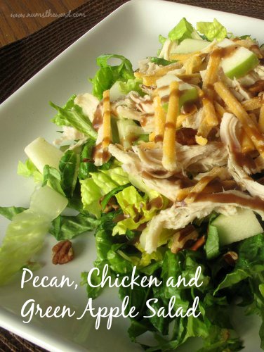 Pecan, Chicken and Green Apple Salad