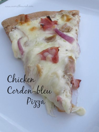 Chicken Cordon bleu Pizza