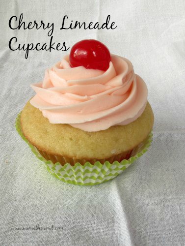 Cherry Limeade Cupcakes