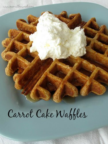 Carrot Cake Waffles
