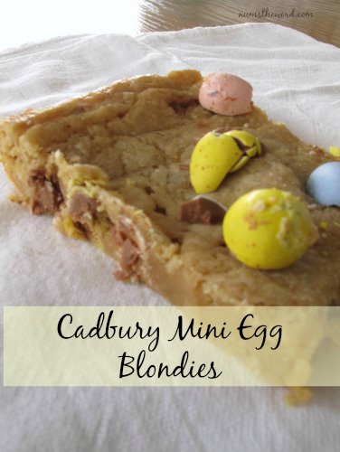 Cadbury Mini Egg Blondies