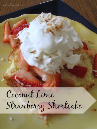 Coconut Lime Strawberry Shortcake