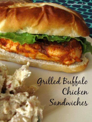 Grilled Buffalo Chicken Sandwiches