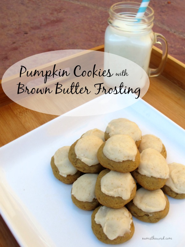 Pumpkin Cookies with Brown Butter Frosting