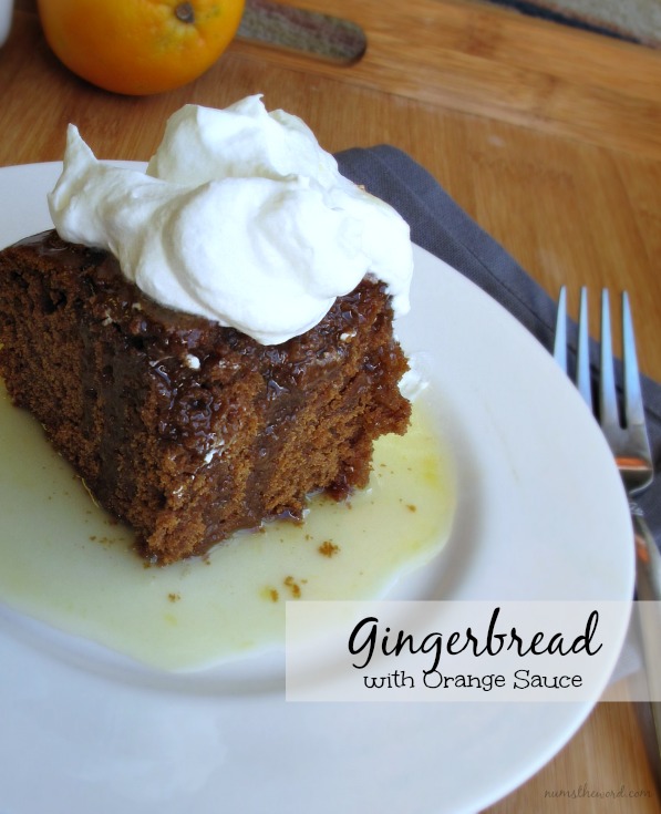 Gingerbread with Orange Sauce