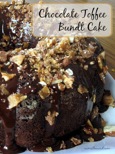 Chocolate Toffee Bundt Cake