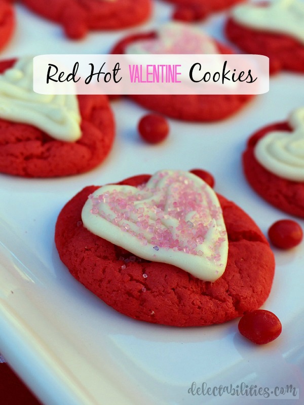 Red Hot Valentine Cookies