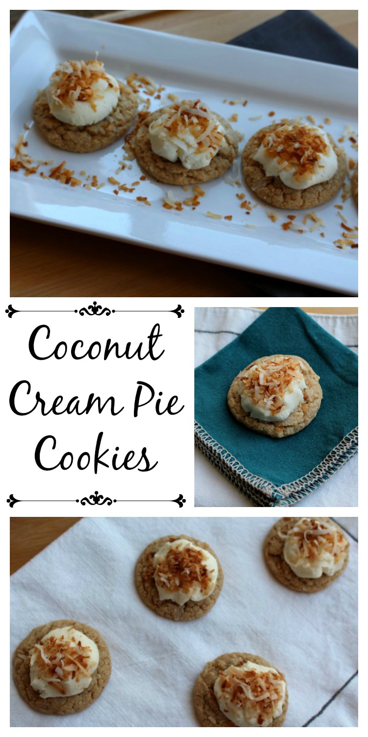 Coconut Cream Pie Cookies