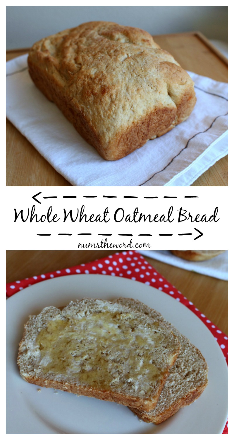 Whole Wheat Oatmeal Bread