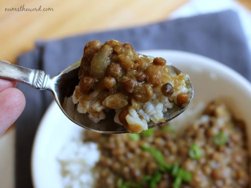 Crock Pot Lentils with Curry