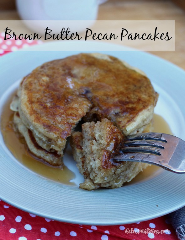 Brown Butter Pecan Pancakes