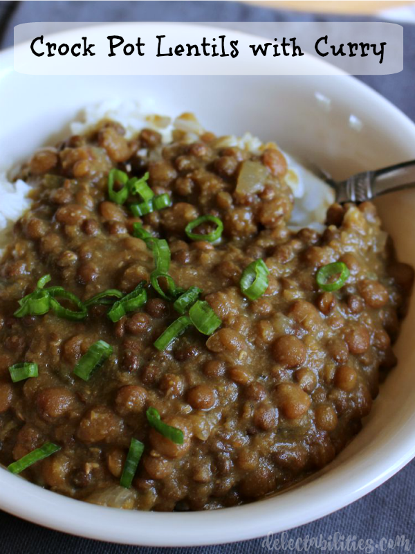 Crock Pot Lentils with Curry