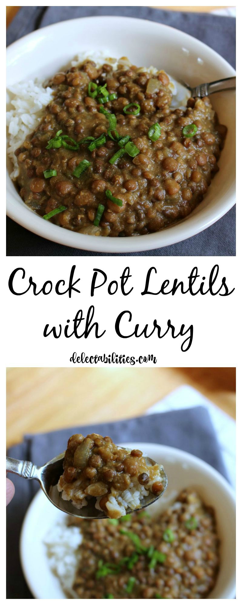 Crock Pot Lentils w Curry